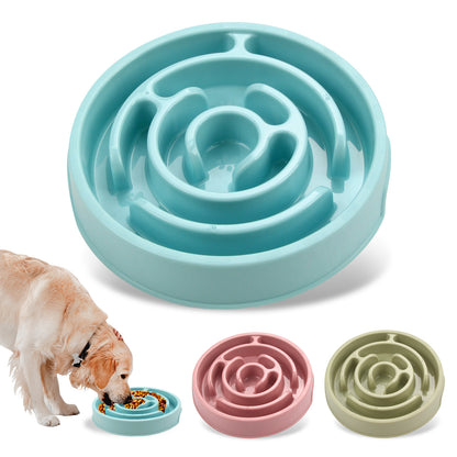 Silicone Slow Feeder Puzzle Bowl for Dogs - Promotes Healthy Eating and Prevents Choking