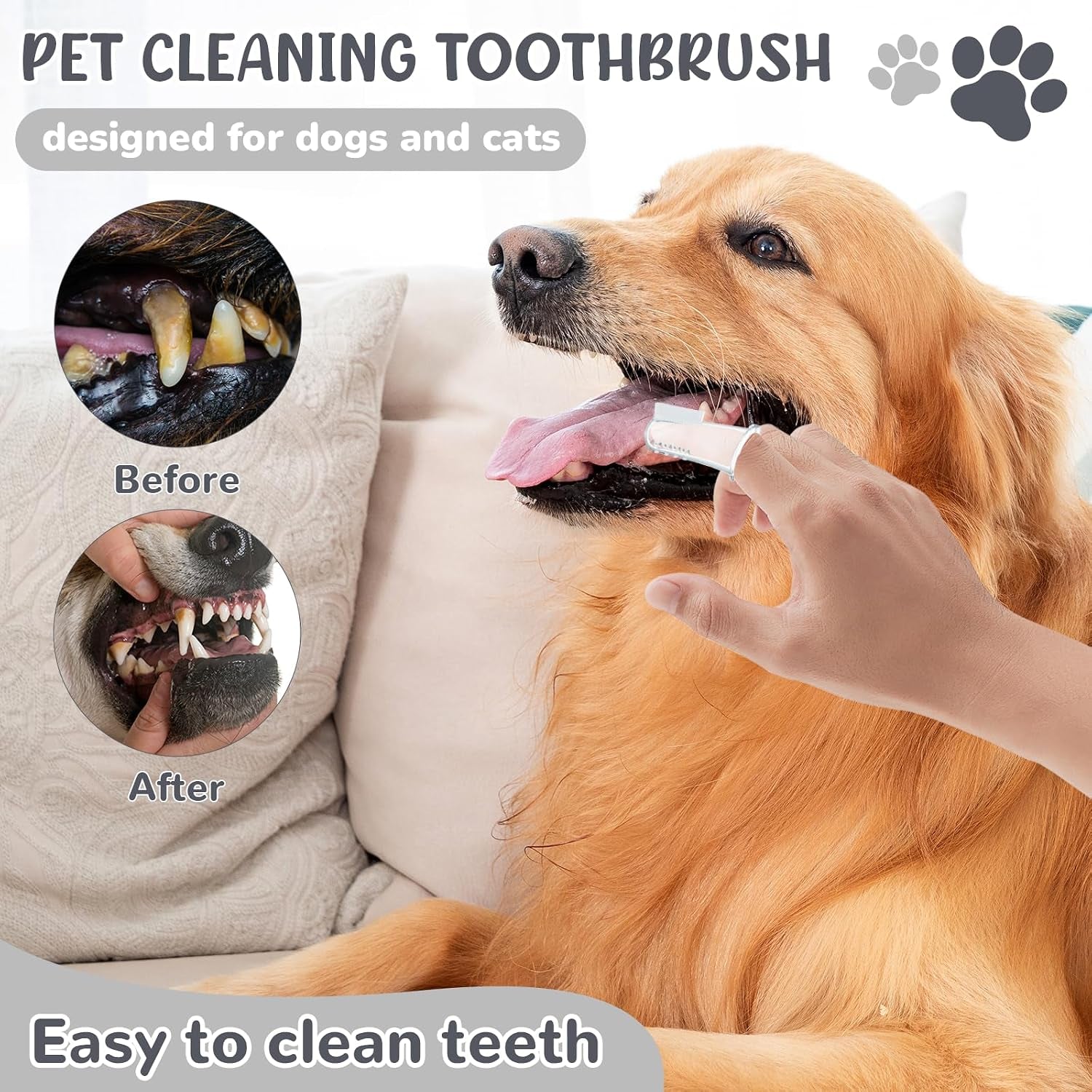 Professional Pet Grooming Set for Shedding – 8-Piece Grooming Supplies Including Deshedding Brush, Bath Gloves, Towels, and Silicone Toothbrush | Suitable for Dogs, Cats, and Pets of All Sizes (Gray)