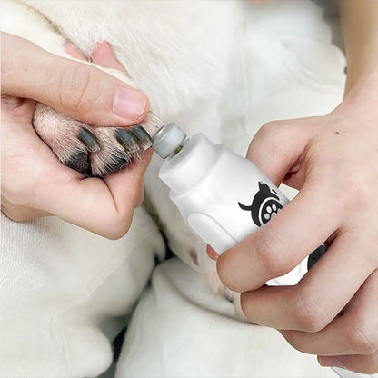 3-Speed Adjustable Pet Nail Grinder and Electric Beak Sharpener for Parrots, Rechargeable Nail Trimmer for Cats and Dogs